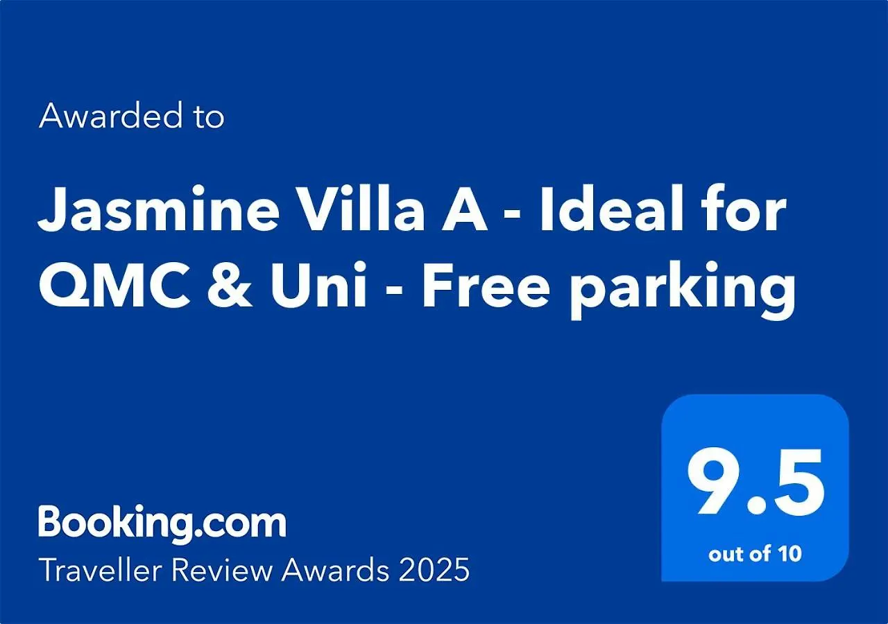 Jasmine Villa A - Ideal For Qmc & Uni - Free Parking Nottingham 0*,  Storbritannien